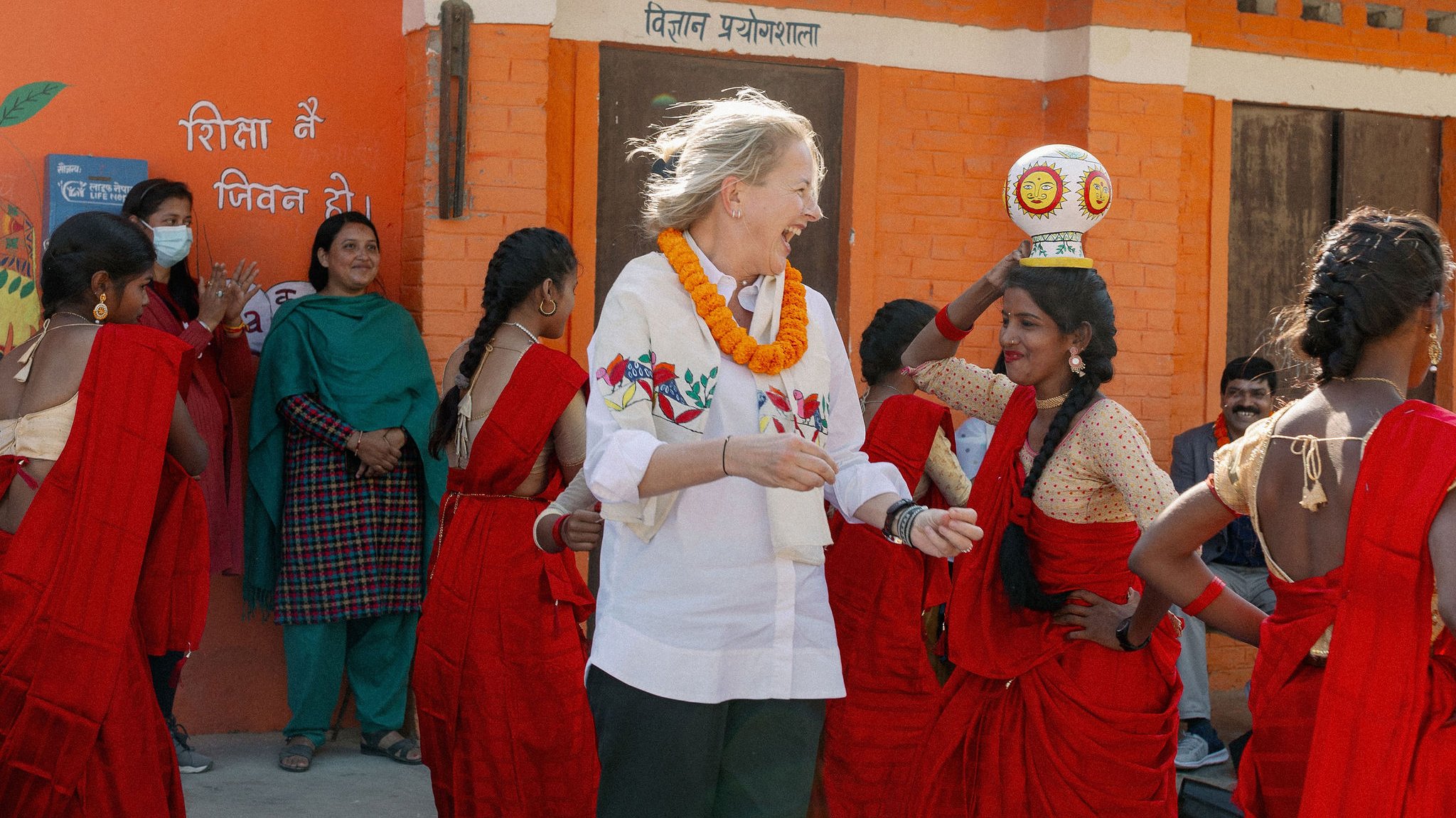 Mabel van Oranje in Nepal